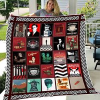 Twin Peaks Blanket, Twin Peaks Tv Series Fleece, Sherpa Blanket