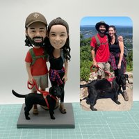 Personalised Custom Couple Bobbleheads, Custom Bobbleheads As Souvenirs, Anniversary Gifts