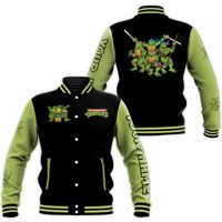Personalized Teenage Mutant Ninja Baseball Jacket