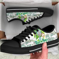 Rick And Rickandmorty Low Top Sneakers Men Canvas Shoes