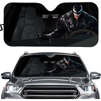 Venom Car Sun Shade Eddie Brock Venom The Last Dance Superhero Car Sun Shade