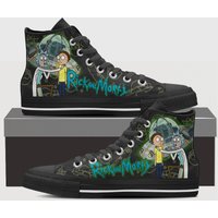 Rick And Rickandmorty Sneakers Men's High Top Sneakers