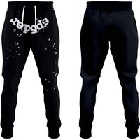 Spider Web Print Hoodie Jogger Sets