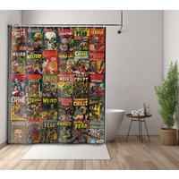 Vintage Comic Book, Vintage Comic Book Shower Curtain, Classic Comic
