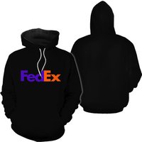 Simple Fedex Black Unisex 3d Hoodie And Jogger Set