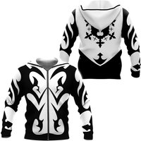 Kingdom Hearts Xemnas Coat Hoodie 3d Printing Zipper Hoodies Cosplay Costume Kid