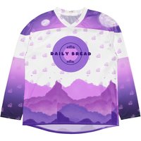 Daily Bread Purple Cloud Edm Hockey Jersey