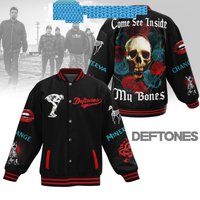 Deftone Come See Inside My Bones Fan Aop Baseball Jacket All Over Print Shirt