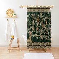 Noble House Of Black Family Tree Shower Curtain