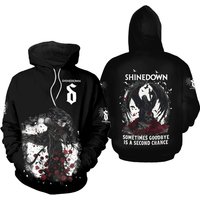 Shine Down Sometimes Goodbye Is A Second Chance 3d Hoodie