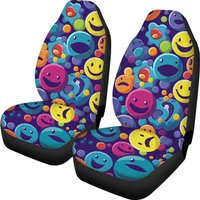 Smiley Faces Car Seat Covers - Smiles Car Seat Covers