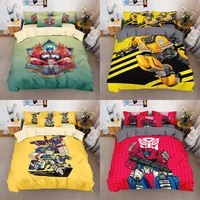 3d Cartoon Transformers Series Digital Printed Duvet Cover Pillowcase Bedding