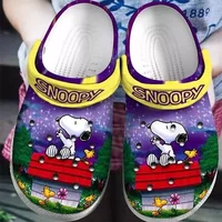 Colorful Snoopy Cartoon Unisex Clogs Shoes