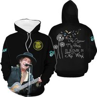 Bob Dylan The Answer My Friend Is Blowin’ In The Wind 3d Hoodie