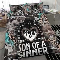 Jelly Roll Son Of A Sinner Bedding Set, Gifts For Fan