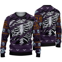 Skeleton Halloween Ugly3d Sweater