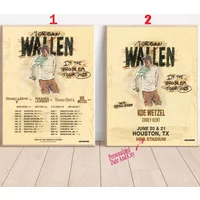 Custom Wallen Western I’m The Problem Tour 2025 Poster