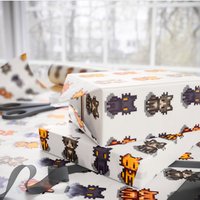 Stardew Valley Cat Wrapping Paper | Cozy Gamer Cat Gift Wrap For Birthdays Or Christmas