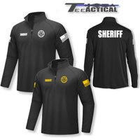 Sheriff Quarter Zip Long-sleeve Pullover!