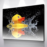 Rubber Duck Bathroom Black Bathroom Wall Art | Bathroom Wall Decor