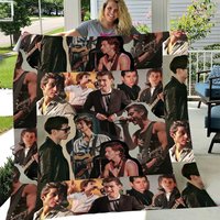 Alex Turner Photo Collage Sherpa Fleece Blanket