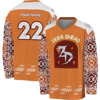 Zeds Dead Creamsicle Custom Rave Hockey Jersey