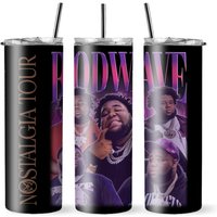 Rod Wave Nostalgia Tour Tumbler With Lid And Straw