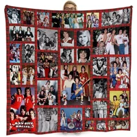 Bay City Rollers Celebrity Montage Fleece Blanket