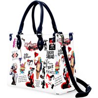 Christmas Leather Handbag, Harley Quinn 3d Leather Bag Women Leat