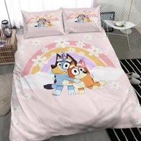 Cartoon Blueys Bedding Set, Gifts For Friends, Bedroom Decor