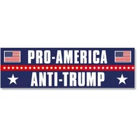 Cafepress Pro America Anti Trump Car Magnet