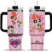 Personalized Powerpuff Girls Tumbler, Blossom Insulated Tumbler