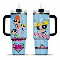 Personalized Powerpuff Girls Tumbler, Bubbles Insulated Tumbler