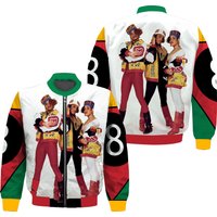Salt N Pepa Jacket 8 Ball Idol Maker Salt Bomber Jacket