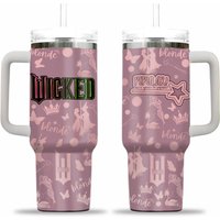 Wicked 40 Oz Tumbler Cup - The Musical Theme