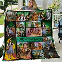 The Wizard Of Oz Quilt, The Wizard Of Oz - Judy Garland Quilt Blanket Gifts