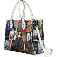 Bee Gees Lover Women Leather Hand Bag