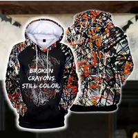 Broken Crayons Still Color 3d Hoodie