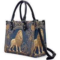 Majestic Lion Leather Bags, Gift For Her