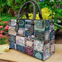 Leather Bible Handbag For Women