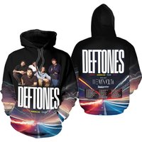 Deftone Tour 2025 North America Fresh Water 3d Hoodie