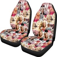 Marilyn Monroe Collage Car Seat Cover