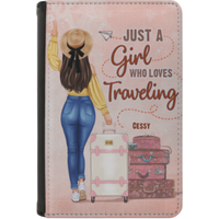Travel With No Regrets - Personalized Passport Cover, Passport Holder
