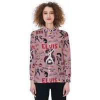 Elvis Presley Ladies Blouses - Stylish Button Down