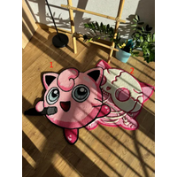 Jigglypuff Skeleton Handmade Tufted Rug With Moving Parts
