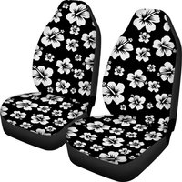 Beach Lover Themed Flowery Car Seat Covers