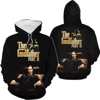 3d Hoodie, The Godfather Ii Movie Graphic Hoodie