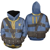 Cosplay Falllout Sole Survivor Costume Hoodie Sweatpants Tracksuit