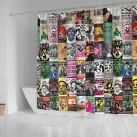 Punk Rock & Hardcore Show Flyer Shower Curtain