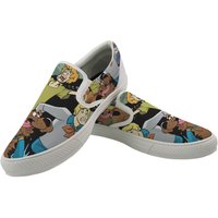 Unisex Scooby Dooby Doo Gang Cartoon Custom Slip Ons